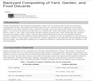 Cover photo for Backyard Composting