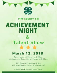 Cover photo for 4-H Achievement Night 2018