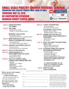 Cover photo for Small Scale Poultry Grower Regional Seminar