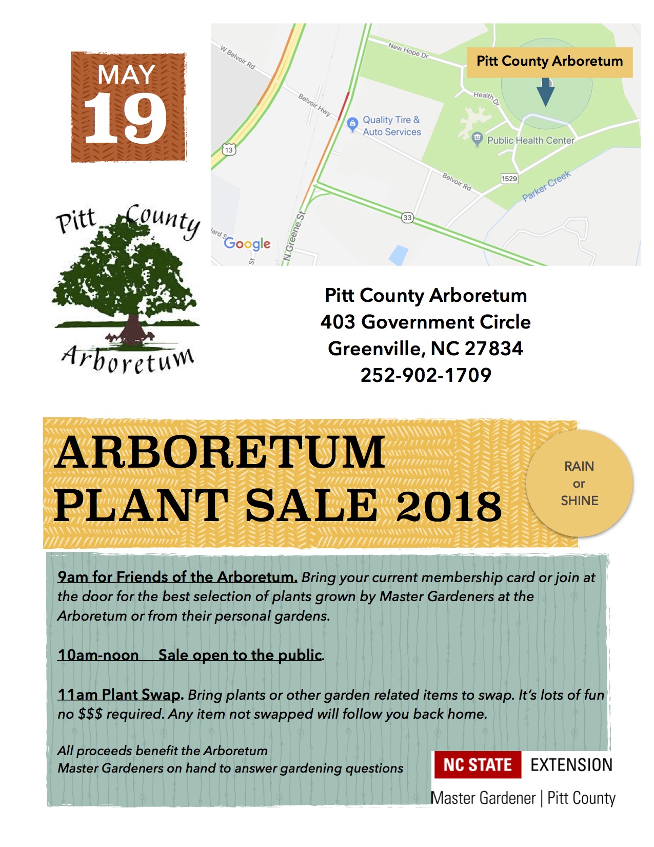 Pitt Plant Sale flyer image