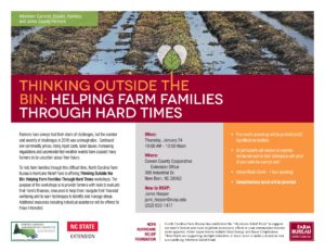 Cover photo for Thinking Outside the Bin: Helping Farm Families Through Hard Times