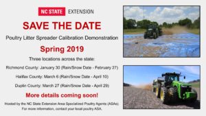 Cover photo for Poultry Litter Spreader Calibration Demonstration