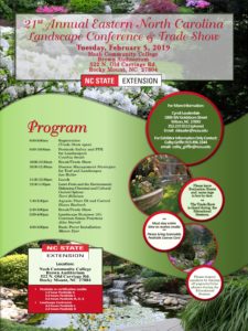 Cover photo for 21st Annual Eastern North Carolina Landscape Conference and Trade Show