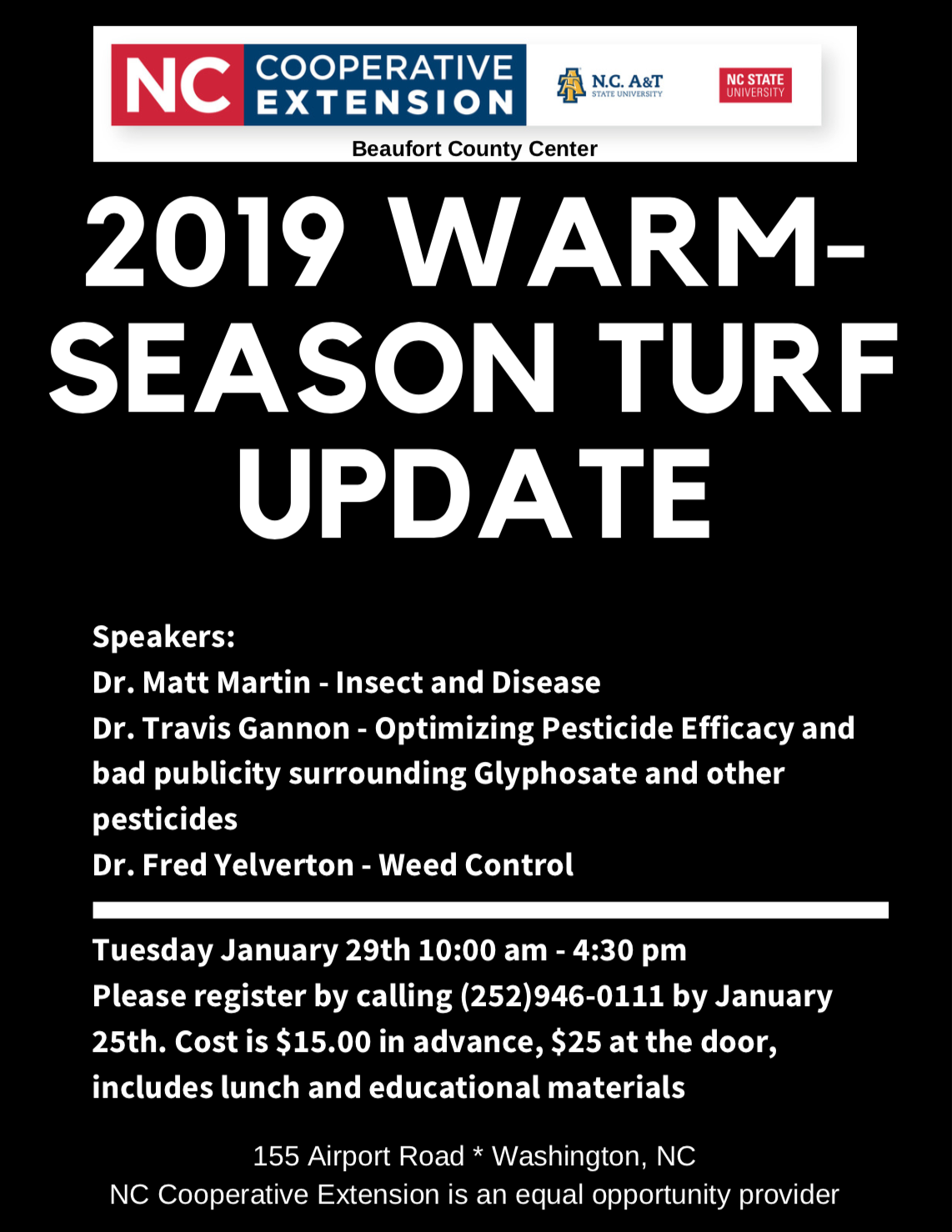 Turf update flyer image
