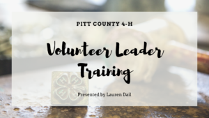 Cover photo for 4-H Volunteer Leader Training