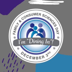 Cover photo for December 3 Is Dining In Day!