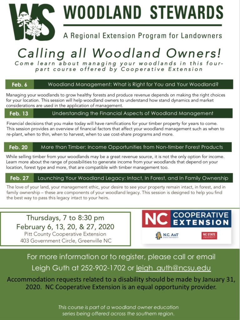 Woodland Stewards Series Available Online Now! N.C. Cooperative