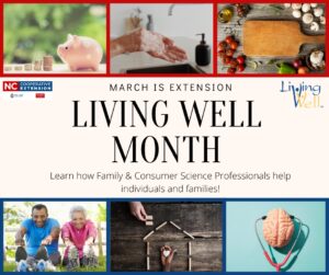Cover photo for March Is Living Well Month!