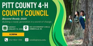 Cover photo for Pitt County 4-H Council News