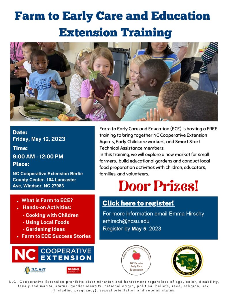 Farm to Early Care and Education Extension Training