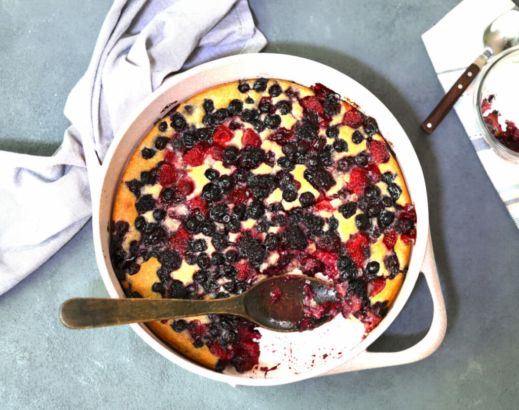 Summer Berry Cobbler