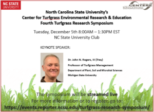 Cover photo for December Event: 4th Annual Turfgrass Research Symposium