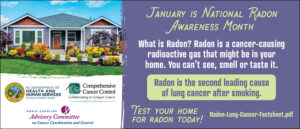 Cover photo for Free Webinar on Radon and Climate Change: Jan. 9th @ 11:30am-12:30pm