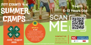 Cover photo for Pitt County 4-H Summer Fun Camps 2025