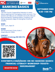 Cover photo for Bank on NC-Financial Literacy Workshop